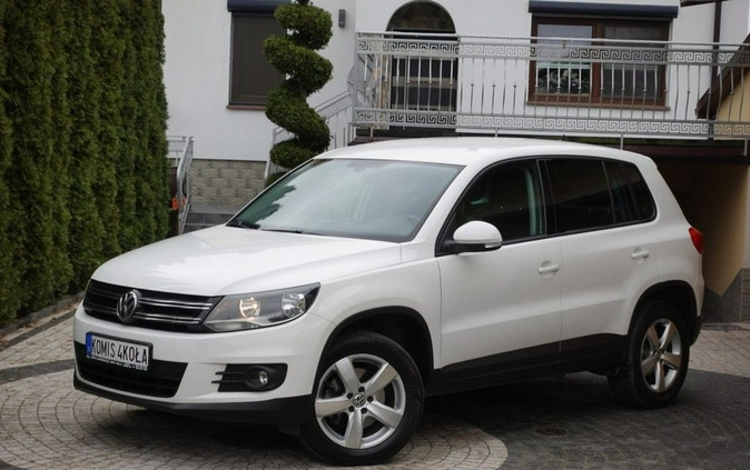 Volkswagen Tiguan cena 45900 przebieg: 179000, rok produkcji 2013 z Szczekociny małe 232